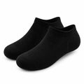 Chaussettes courtes 35-38 en textile noir respirant pour usage quotidien