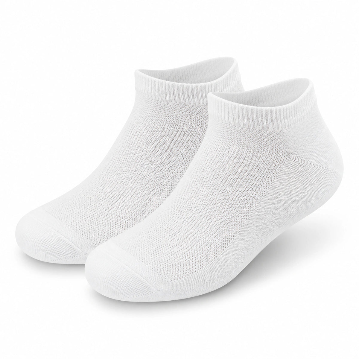 Chaussettes courtes 39-42 en maille blanche respirante pour usage quotidien