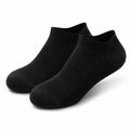 Chaussettes de sport 39-42 en textile noir - maille basse respirante