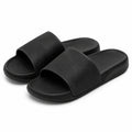 Claquettes 42/43 noires en matière synthétique - style texturé pour usage quotidien