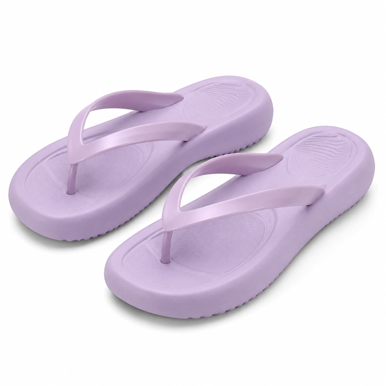 Tongs 42/43 en mousse EVA lilas - plage antidérapantes